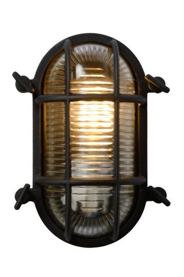 Lucide Dudley skotlampe E27 IP65 sort